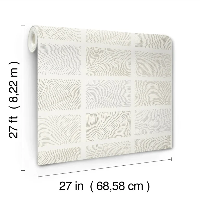 Bronson Topography Wallpaper - Ivory — Ảnh 4