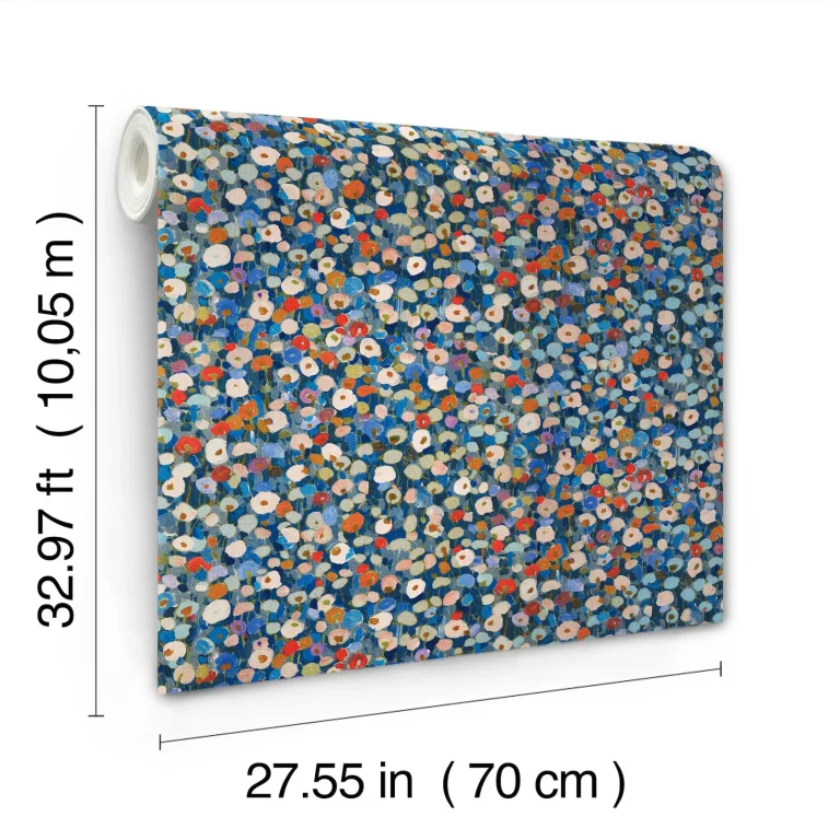 Prato Petite Floral Wallpaper - Blue — Image 6