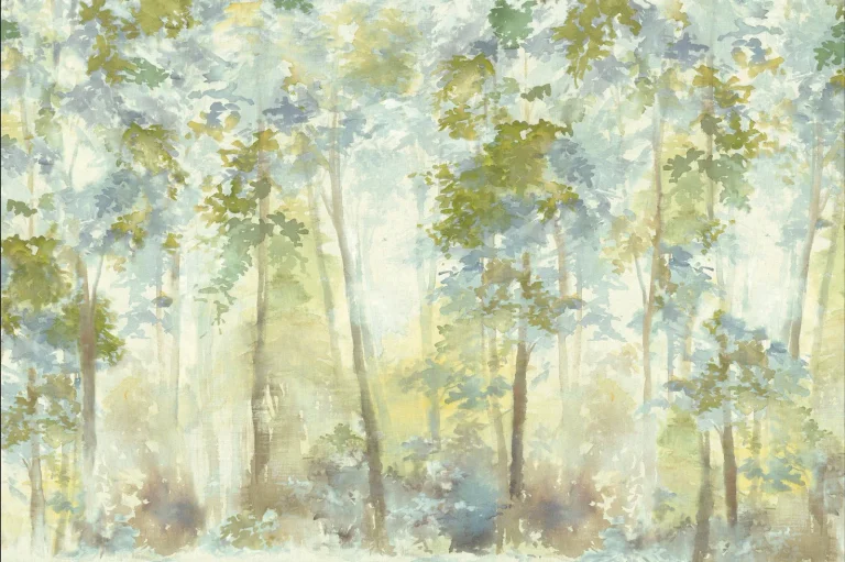 Eden Wall Mural - Blue/Green — Ảnh 3