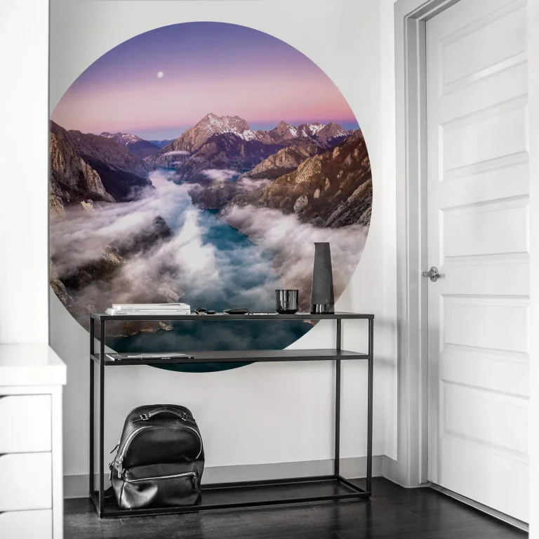 Over the Mountains - Wall Mural 5449 - 4 Panel - 192cm x 260cm — Ảnh 2