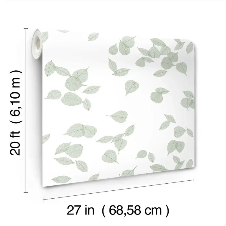 Inner Peace Peel and Stick Wallpaper - Sage — Ảnh 7