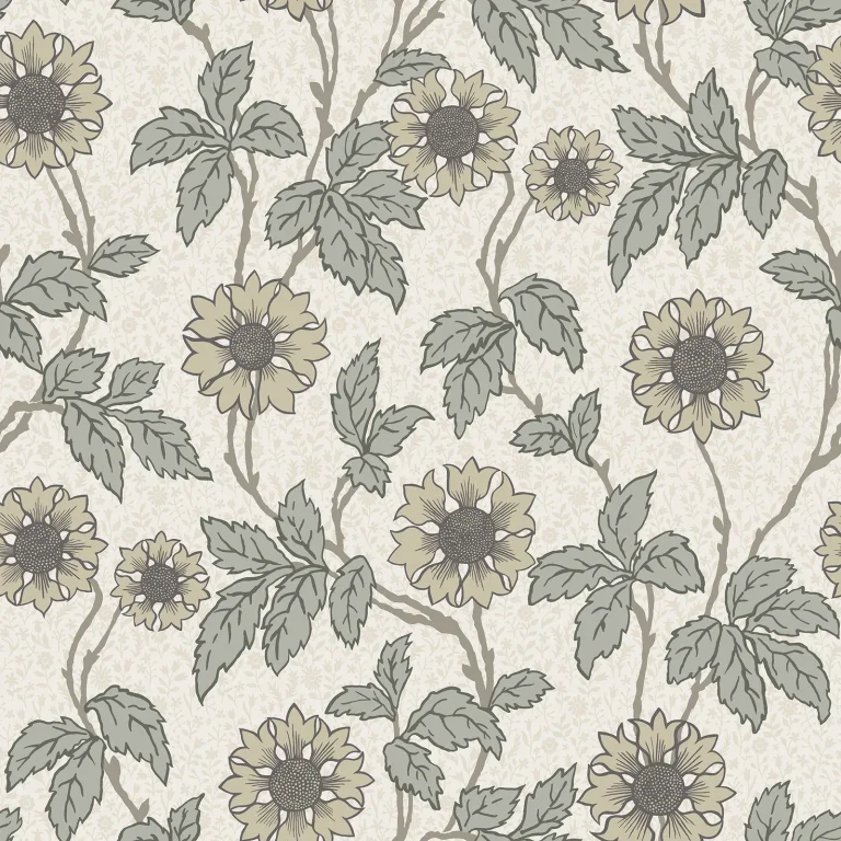 Leilani Floral Wallpaper - White