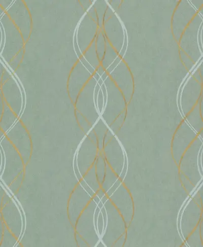 Aurora Wallpaper - Blue/Gold