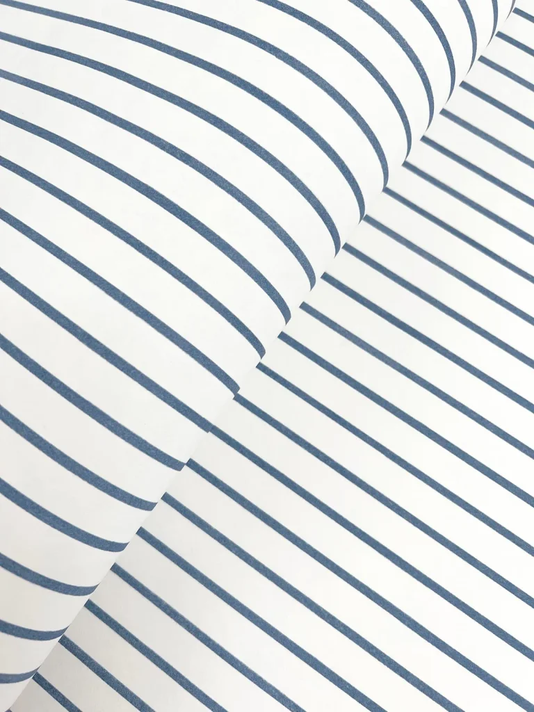 Oliver Simple Stripe Wallpaper - Navy — Ảnh 6