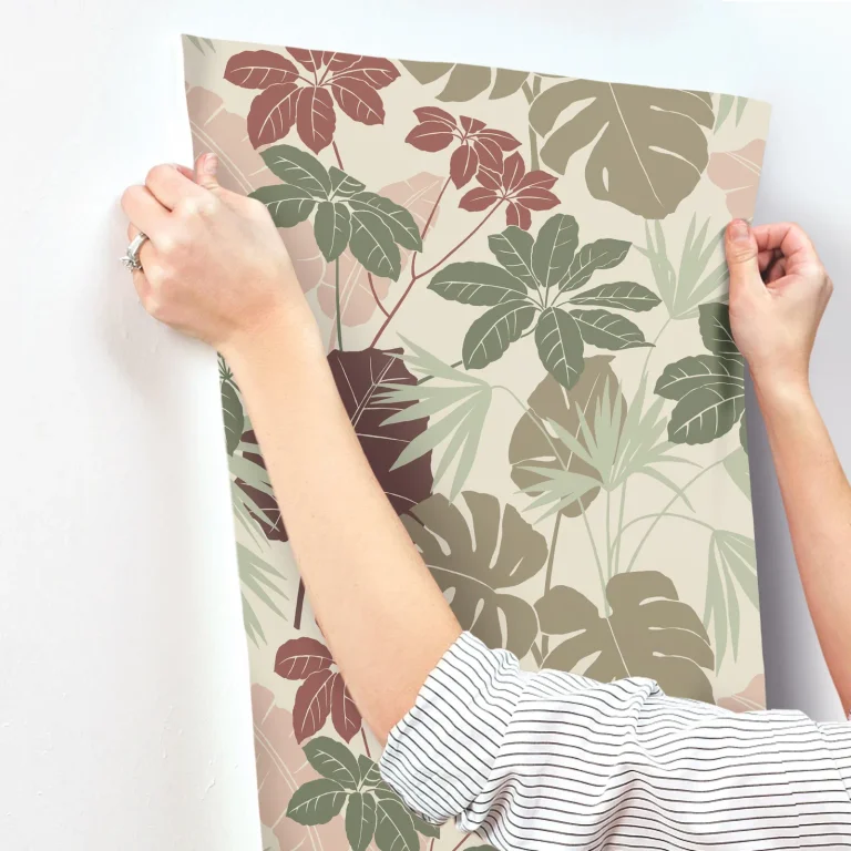 Medellin Rainforest Floor Wallpaper - Neutral — Ảnh 2