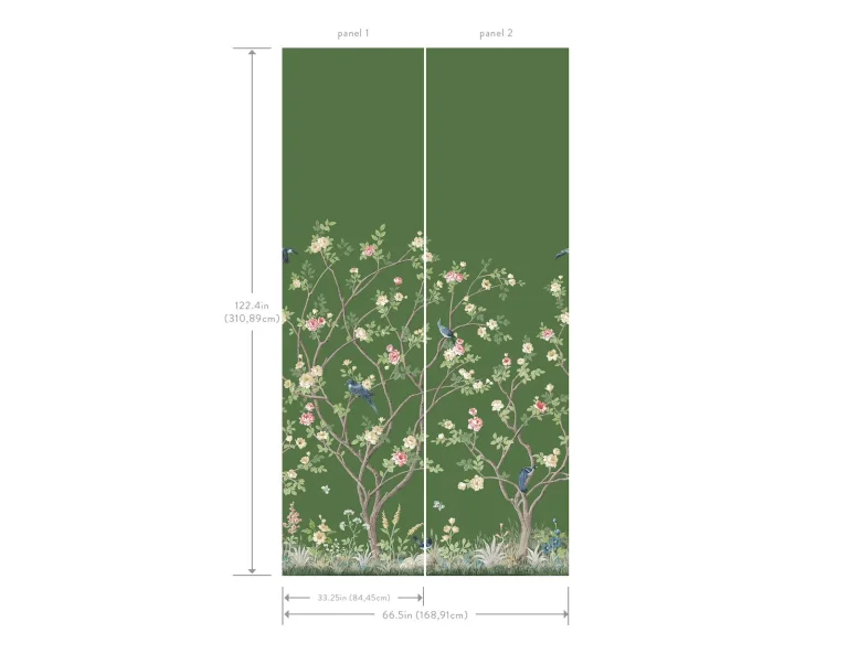 Ronald Redding Lingering Garden Wall Mural - Green — Ảnh 2