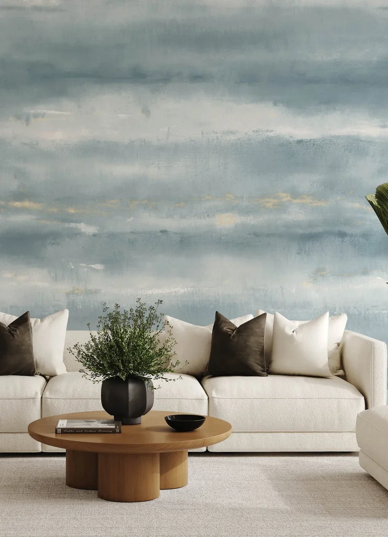 Aveline Wall Mural - Indigo — Ảnh 4