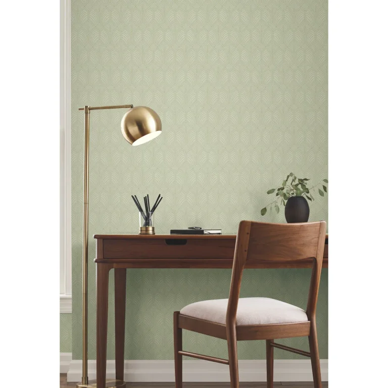 Ronald Redding Craftsman Wallpaper - Green — Ảnh 2