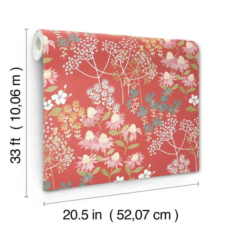 Cultivate Springtime Blooms Wallpaper - Red — Ảnh 6