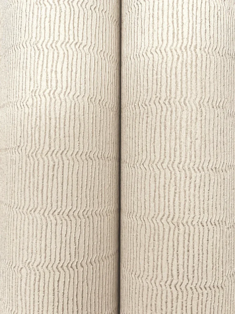 Tectonic Texture Wallpaper - Almond/Silver