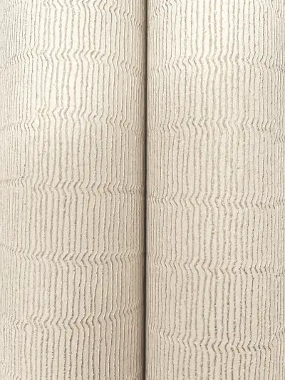 Tectonic Texture Wallpaper - Almond/Silver