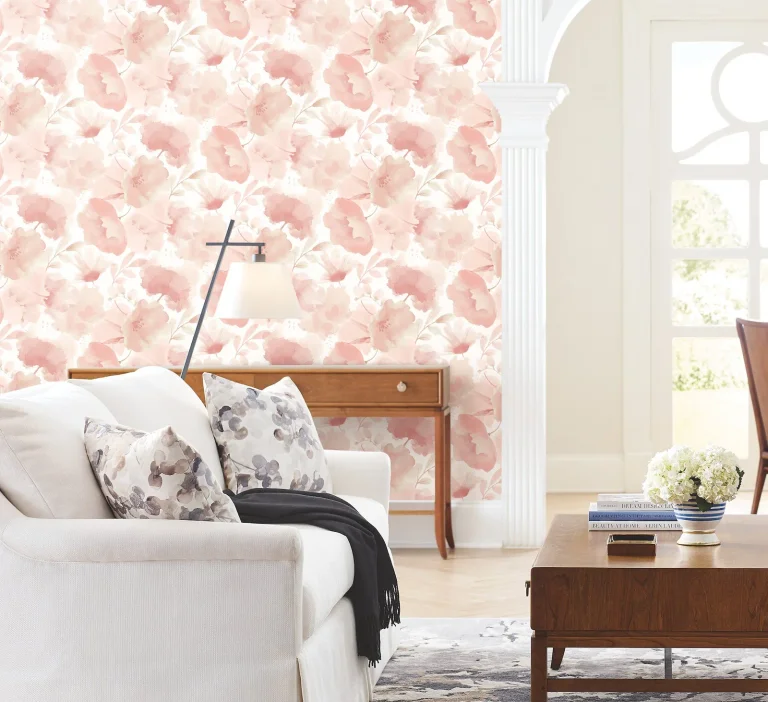 Watercolor Bouquet Wallpaper - Blush — Image 6