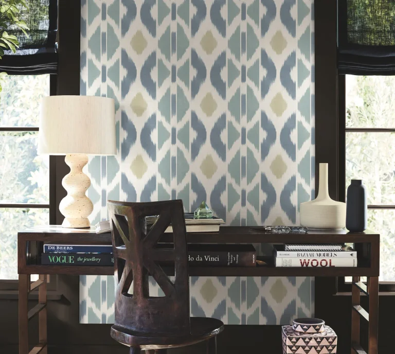 Patan Wallpaper - Denim — Ảnh 4