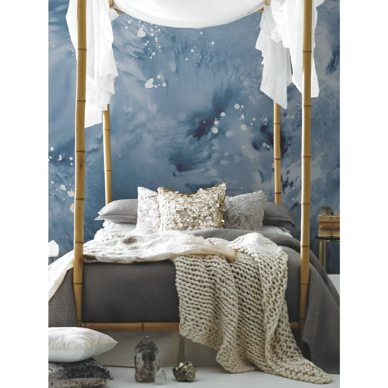 Dreamchaser Wall Mural - Indigo/Silver — Ảnh 2
