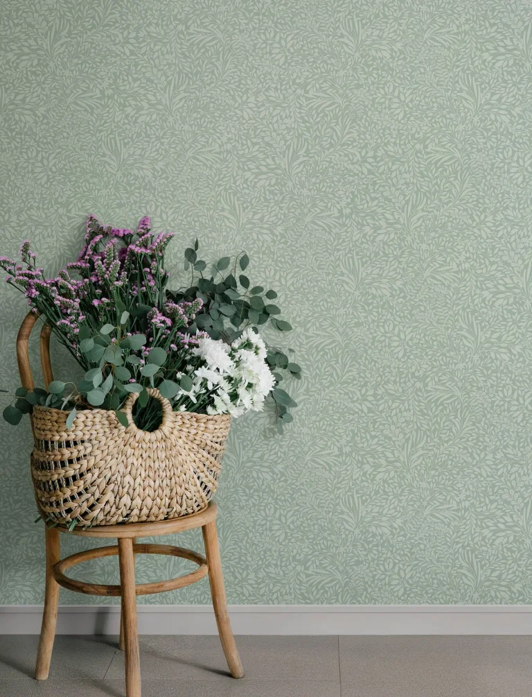 Kristina Botanical Wallpaper - Teal — Ảnh 2
