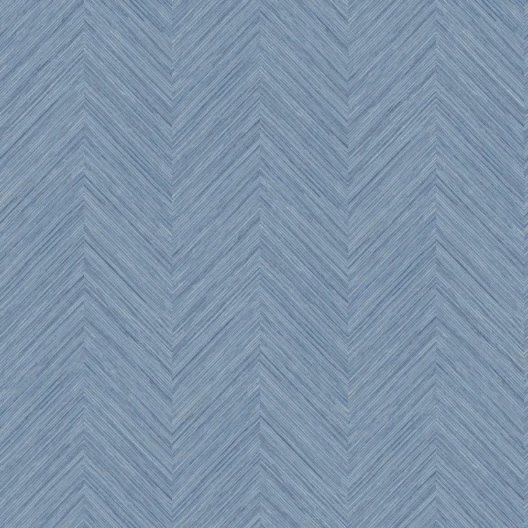 Chesapeake Caladesi Faux Linen Wallpaper - Blue — Ảnh 3