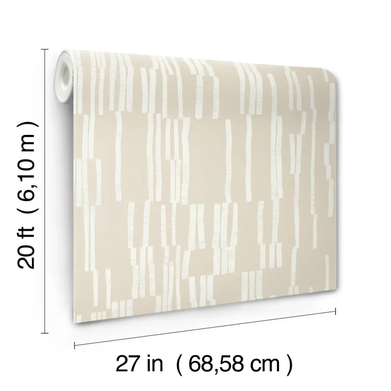 Nikki Chu Koso Peel and Stick Wallpaper - Linen — Ảnh 4