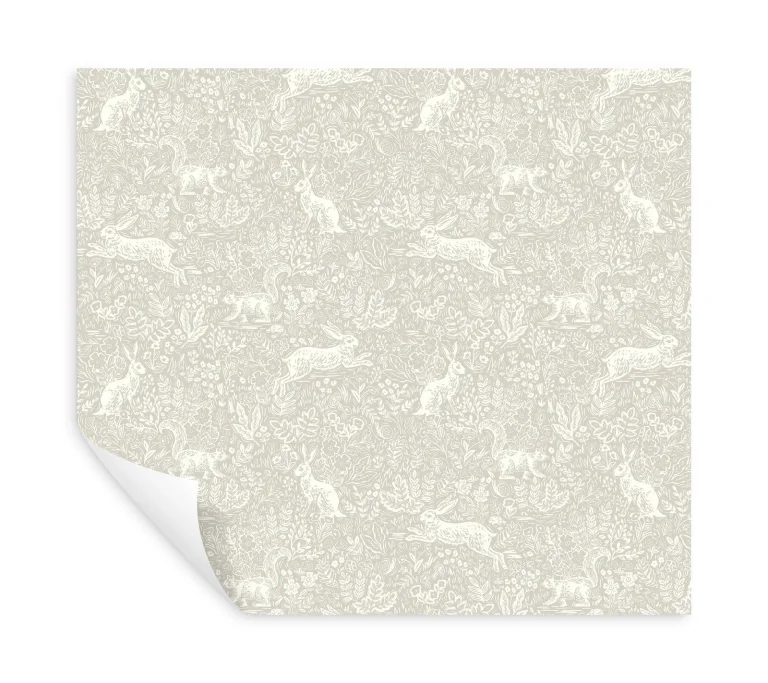 Rifle Paper Co. Fable Peel and Stick Wallpaper - Linen — Ảnh 7