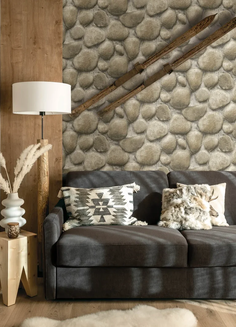 Chesapeake Root Rock Wallpaper - Beige — Ảnh 7