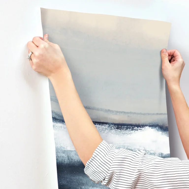 Grounded Wall Mural - Navy — Image 3