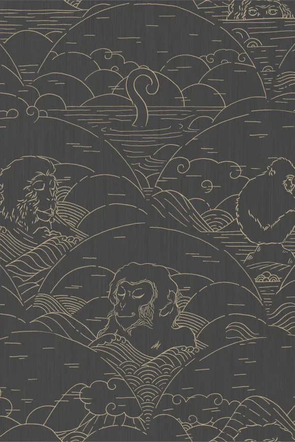Indigo Macaque Ivory — Image 2
