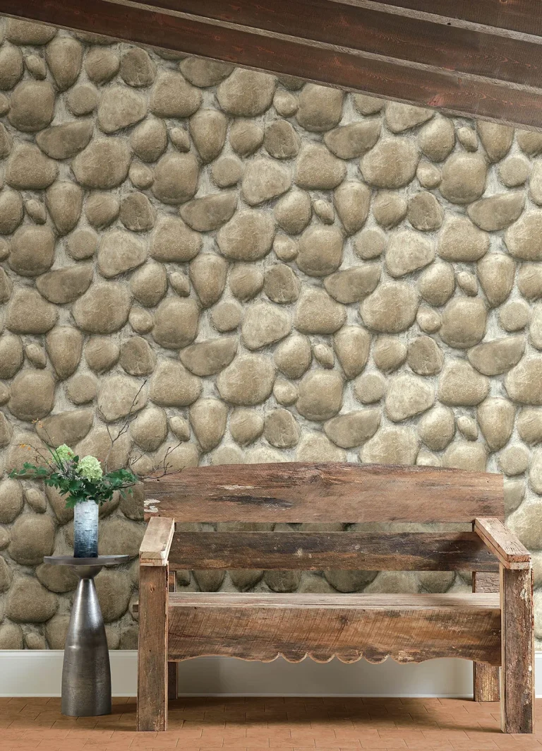 Chesapeake Root Rock Wallpaper - Beige — Ảnh 5