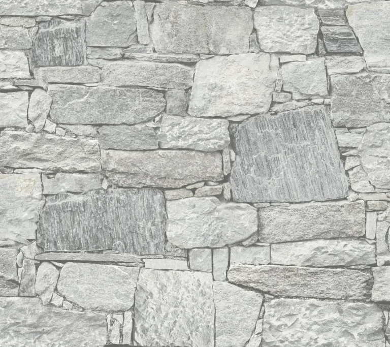 Chateau Stone Peel and Stick Wallpaper - Smoke — Ảnh 6