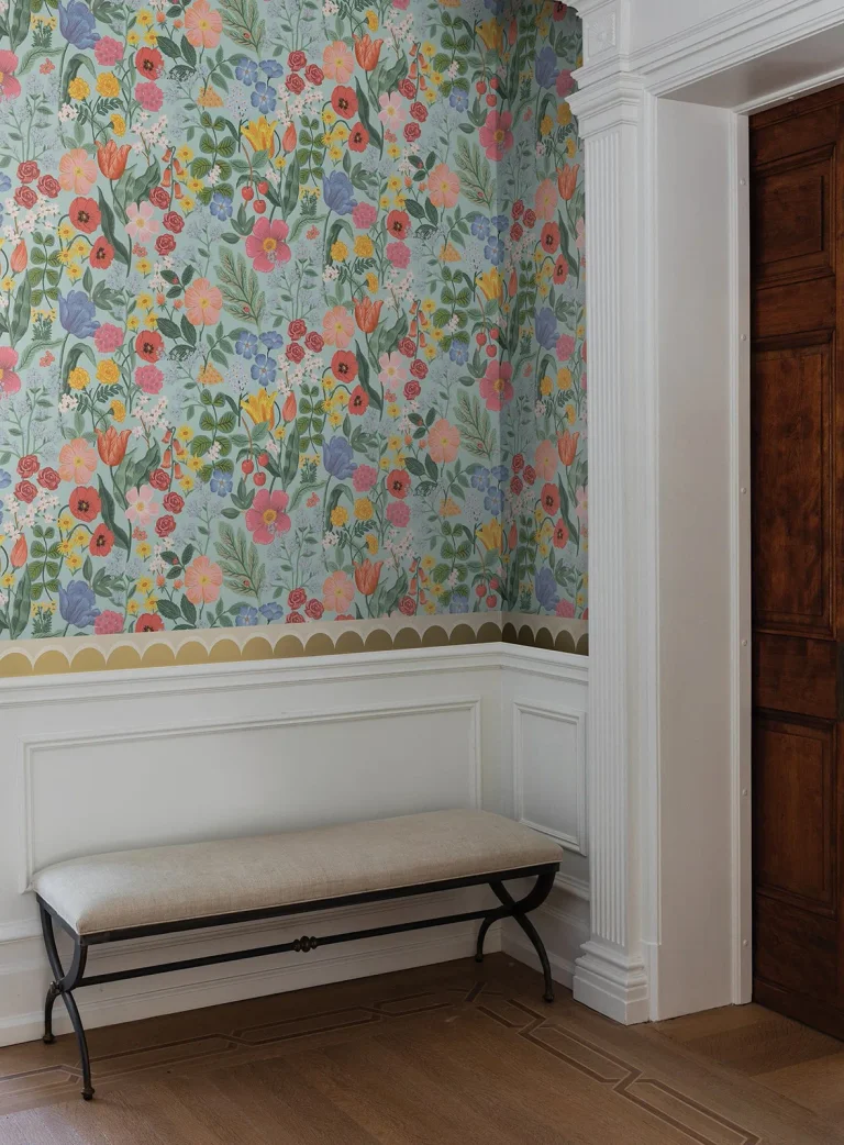 Rifle Paper Co. Blossom Wallpaper - Light Blue — Ảnh 6