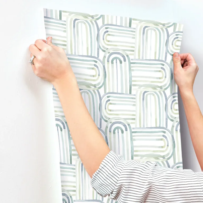 Lolly Arches Wallpaper - Teal — Ảnh 6