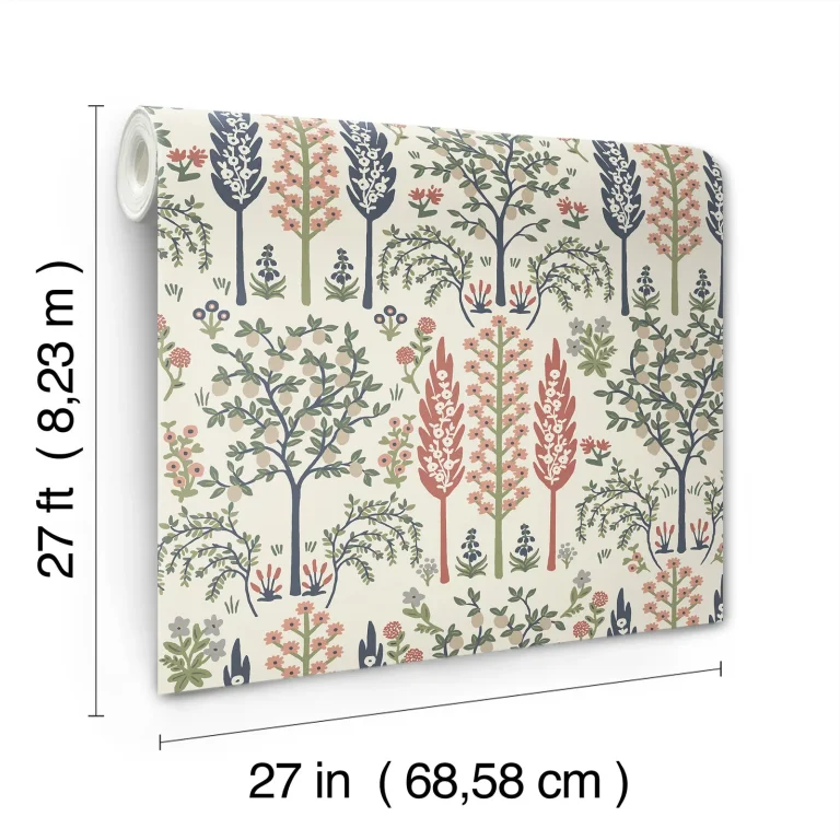 Rifle Paper Co. Fenna Wallpaper - Cream Multi — Ảnh 3