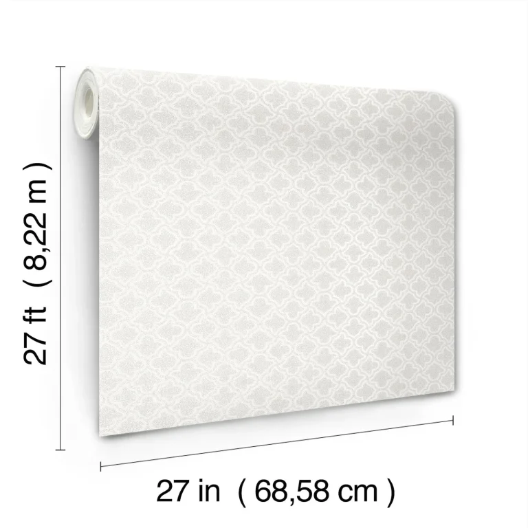 Candice Olson Uptown Glam Wallpaper - White — Image 7