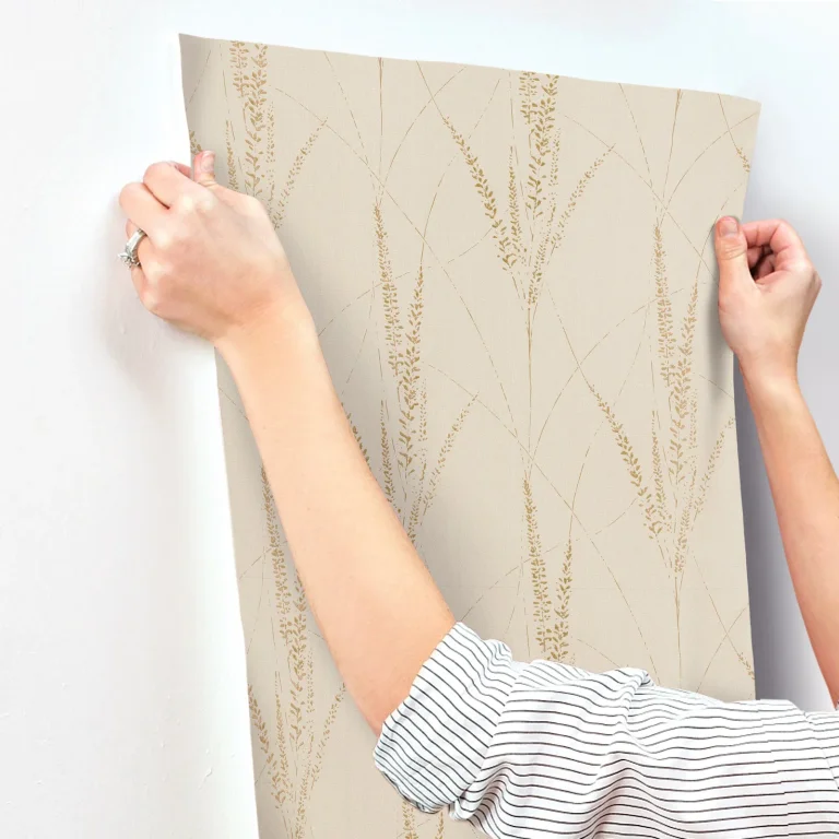 Graceful Willow Wallpaper - Pale Straw — Ảnh 6