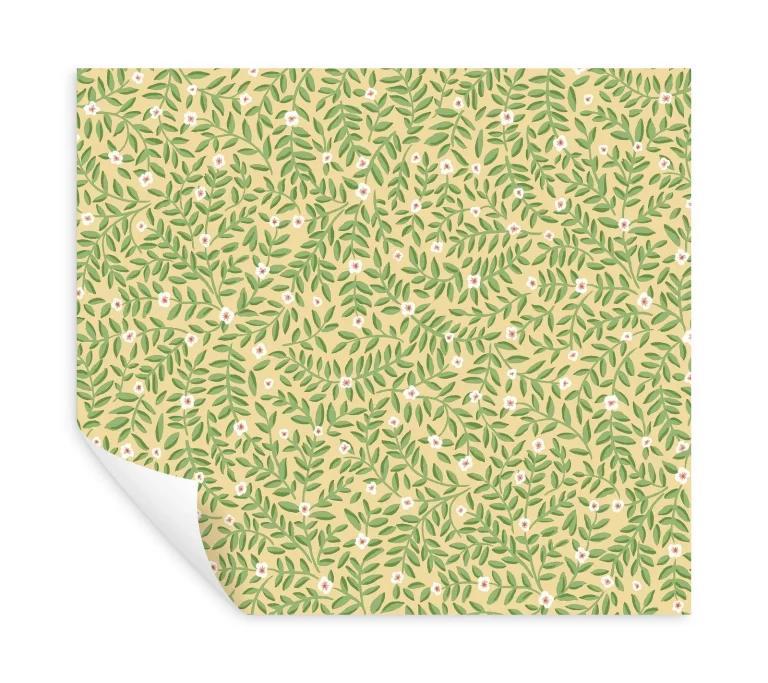 Rifle Paper Co. Elodie Petite Floral Peel and Stick Wallpaper - Gold — Ảnh 5