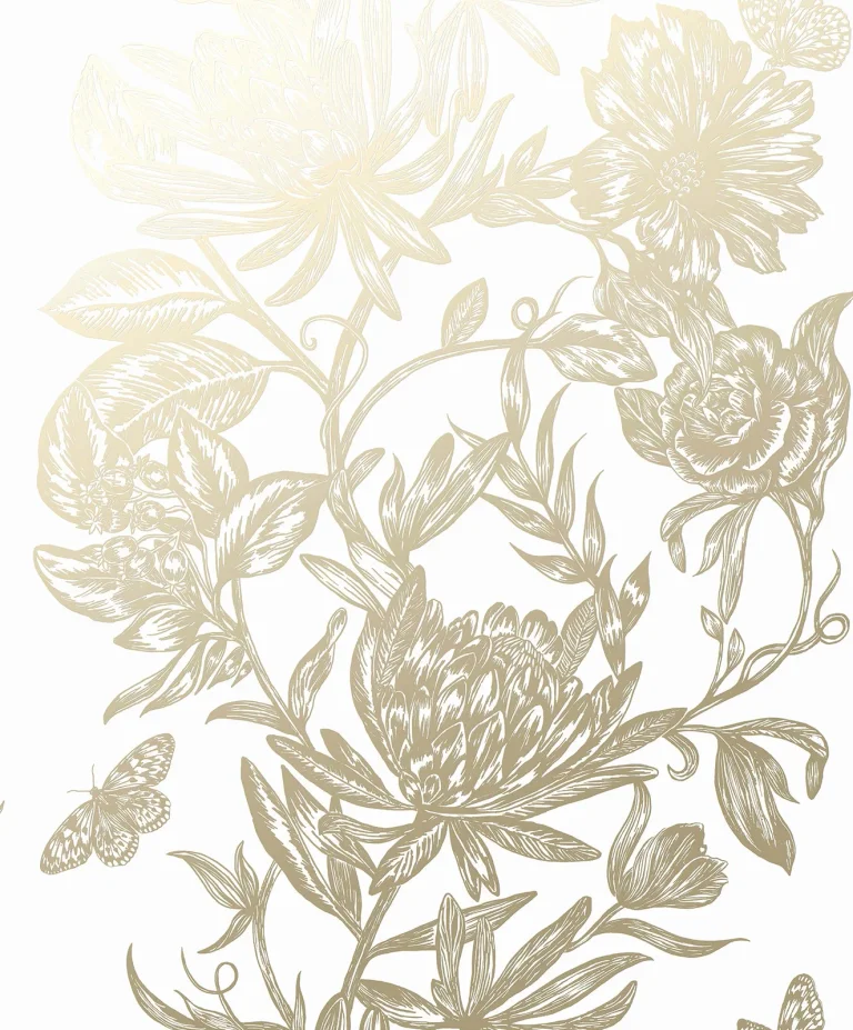 Marquis Floral Wallpaper - Gold — Ảnh 3