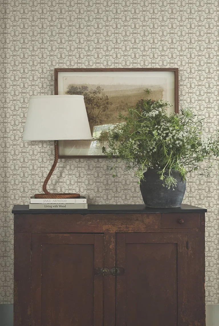 Ronald Redding Polo Horse Bits Wallpaper - Beige — Ảnh 3