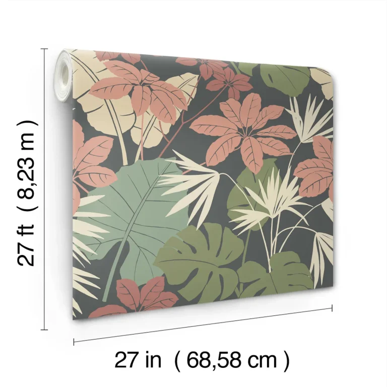 Medellin Rainforest Floor Wallpaper - Black — Ảnh 2
