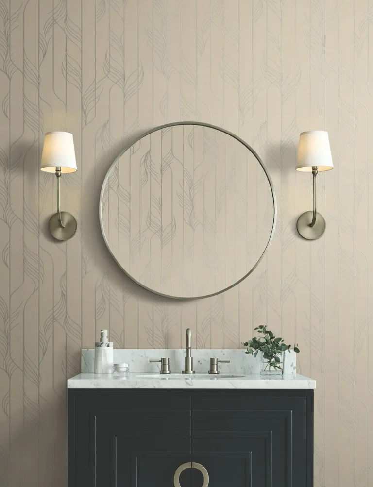 Candice Olson Elemental Thread Wallpaper - Neutral Pearl & Silver — Image 5