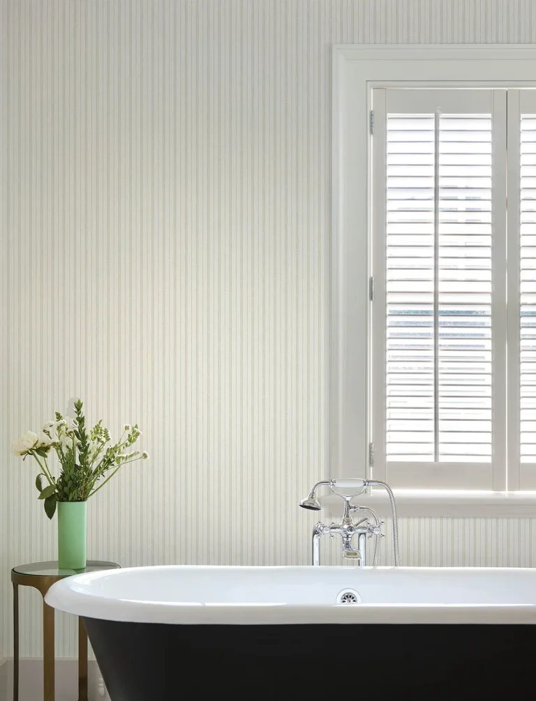 Chesapeake Harville Double Stripe Wallpaper - Beige — Ảnh 3