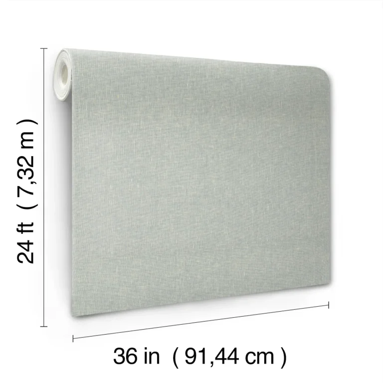 Ronald Redding Sheer Linen Wallpaper - Cloud — Ảnh 2