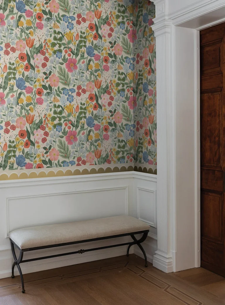 Rifle Paper Co. Blossom Wallpaper - Cream — Ảnh 2
