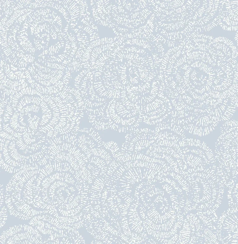 Ambroise Abstract Floral Wallpaper - Blue — Ảnh 5