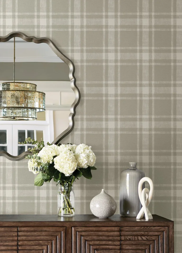 Chesapeake Antoine Flannel Wallpaper - Taupe — Ảnh 4