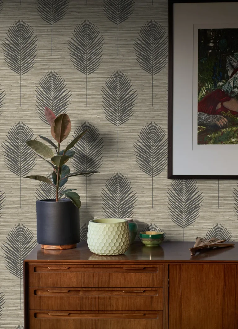 Bali Fern Wallpaper - Brown — Ảnh 2
