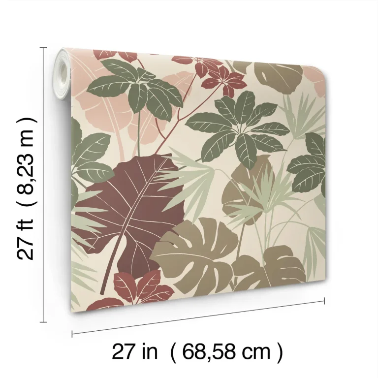 Medellin Rainforest Floor Wallpaper - Neutral — Ảnh 3