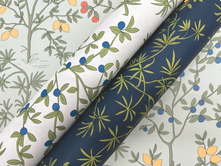Erin & Ben Lemon Grove Peel and Stick Wallpaper - Navy — Image 2