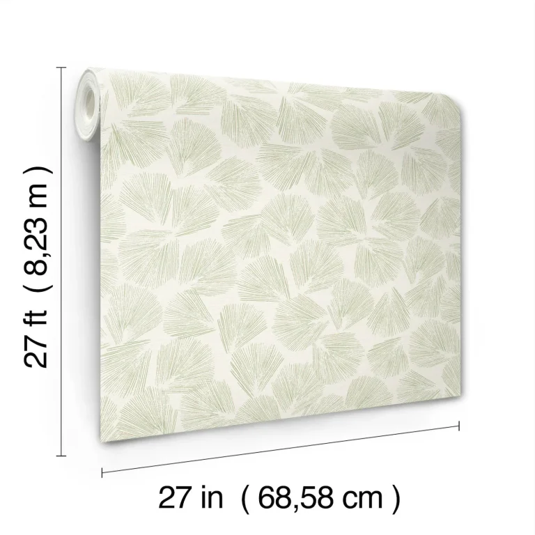 Elora Leaf Wallpaper - Green — Ảnh 5